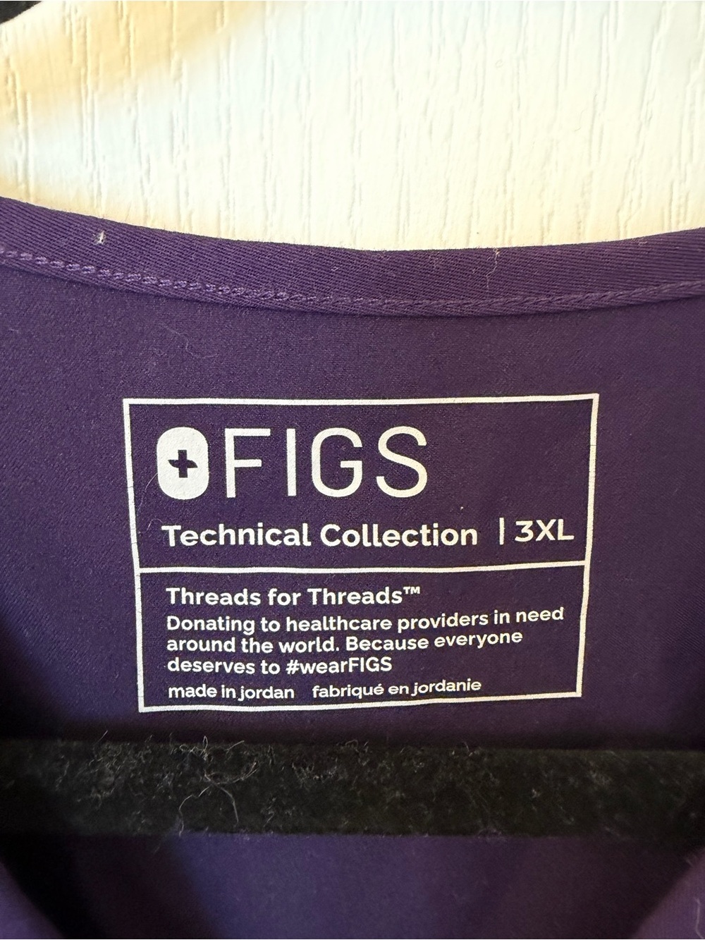 FIGS Casma Scrub Top & Yola Scrub Pants Purple Set 3XL - Picture 3 of 8